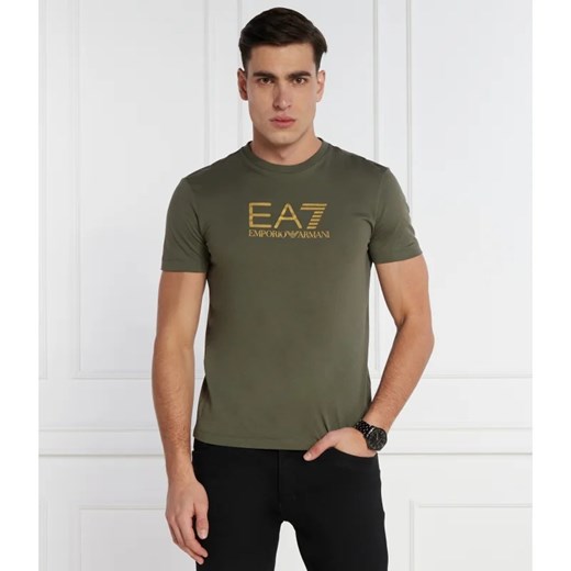 EA7 T-shirt | Regular Fit ze sklepu Gomez Fashion Store w kategorii T-shirty męskie - zdjęcie 168159540