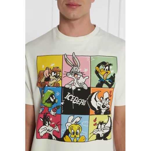 Iceberg T-shirt | Regular Fit Iceberg L wyprzedaż Gomez Fashion Store