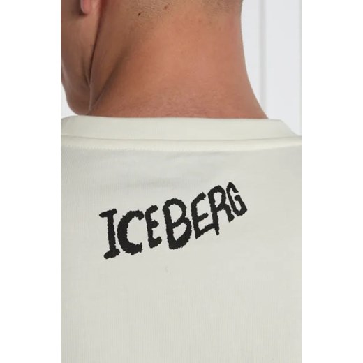 T-shirt męski Iceberg z krótkimi rękawami 