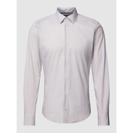 Koszula biznesowa o kroju slim fit z kołnierzykiem typu kent model ‘Pit’ ze sklepu Peek&Cloppenburg  w kategorii Koszule męskie - zdjęcie 168167581