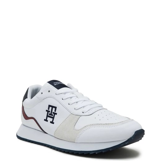 Buty sportowe męskie Tommy Hilfiger na wiosnę białe sznurowane 