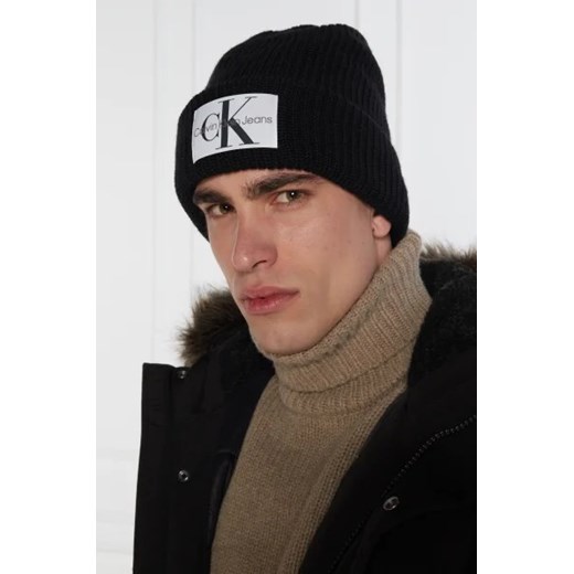 CALVIN KLEIN JEANS Czapka | z dodatkiem wełny OS promocyjna cena Gomez Fashion Store