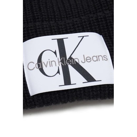 CALVIN KLEIN JEANS Czapka | z dodatkiem wełny OS okazja Gomez Fashion Store