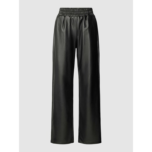 Luźne spodnie z imitacji skóry ze sklepu Peek&Cloppenburg  w kategorii Spodnie damskie - zdjęcie 168175532