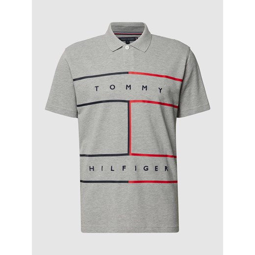 Koszulka polo o kroju regular fit z bawełny ekologicznej z nadrukiem w kontrastowym kolorze ze sklepu Peek&Cloppenburg  w kategorii T-shirty męskie - zdjęcie 168176061