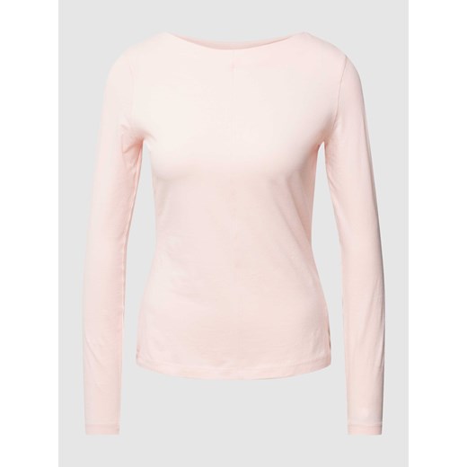 Bluzka z długim rękawem w jednolitym kolorze ze sklepu Peek&Cloppenburg  w kategorii Bluzki damskie - zdjęcie 168178421