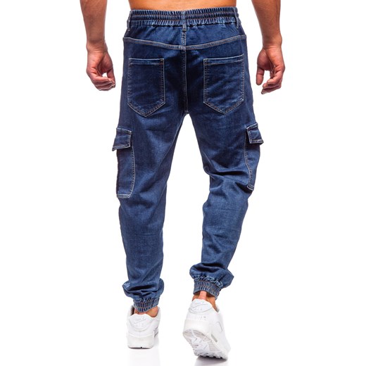 Denley jeansy męskie niebieskie 