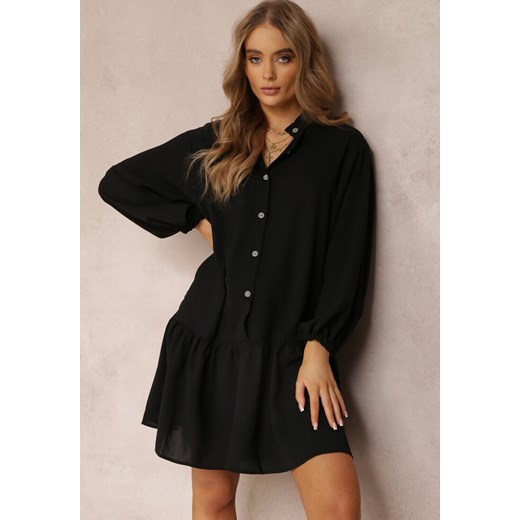 Czarna Sukienka Oromeda ze sklepu Renee odzież w kategorii Sukienki - zdjęcie 168185384