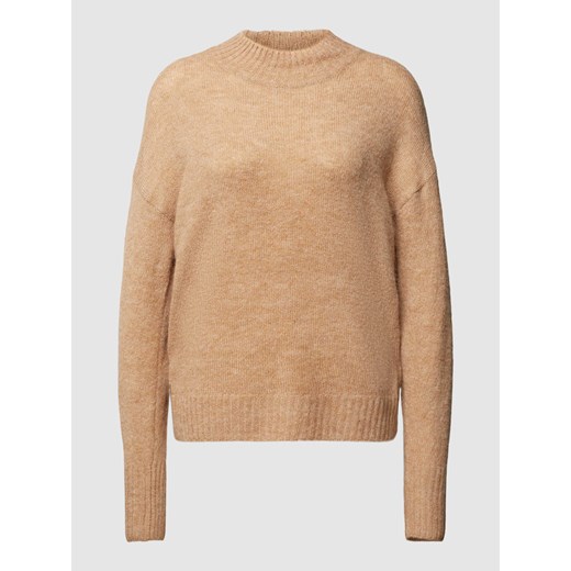 Sweter z dzianiny ze stójką model ‘Kamara’ ze sklepu Peek&Cloppenburg  w kategorii Swetry damskie - zdjęcie 168186741