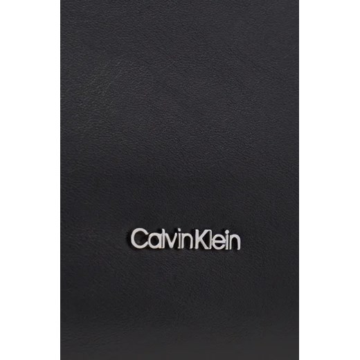 Shopper bag Calvin Klein czarna na ramię 