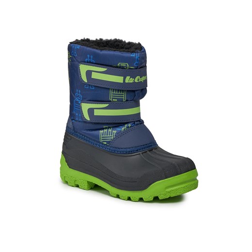 Niebieskie śniegowce Lee Cooper LCJ-23-44-2006K ze sklepu gemre w kategorii Buty zimowe dziecięce - zdjęcie 168187992