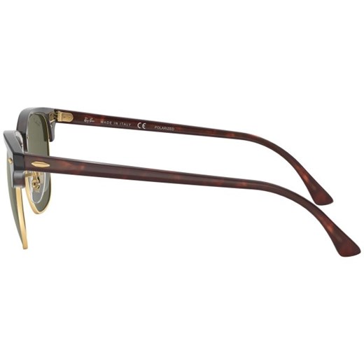 Ray-Ban Clubmaster Classic RB3016 990/58 Polarized S (49) One Size Eyerim