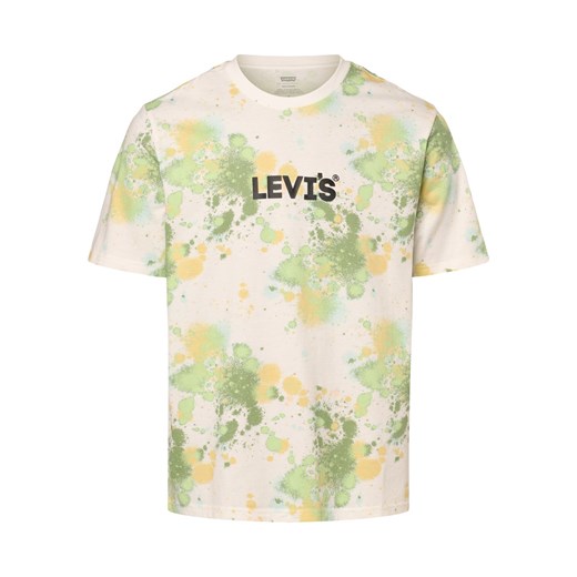 Levi's T-shirt męski Mężczyźni Bawełna zielony nadruk S vangraaf