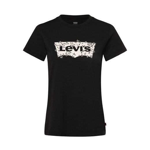 Levi's T-shirt damski Kobiety Bawełna czarny nadruk ze sklepu vangraaf w kategorii Bluzki damskie - zdjęcie 168208690