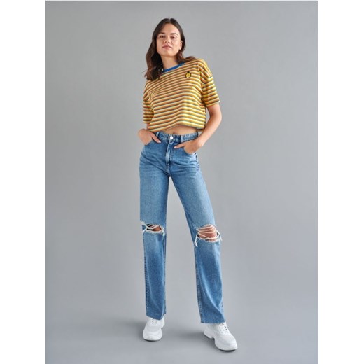 Sinsay - Crop top Ulica Sezamkowa - wielobarwny Sinsay S promocja Sinsay