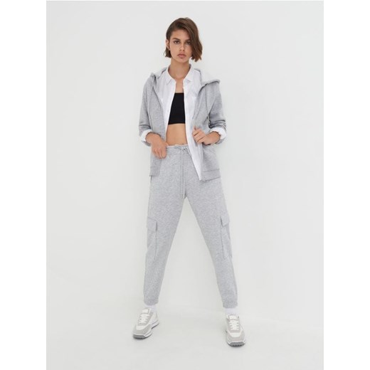 Sinsay - Bluza z kapturem - szary ze sklepu Sinsay w kategorii Bluzy damskie - zdjęcie 168214042