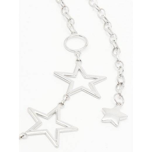 Cropp - Łańcuszkowy pasek do spodni - srebrny Cropp Uniwersalny Cropp