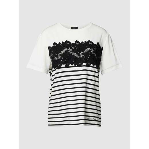 T-shirt z ozdobnym obszyciem ze sklepu Peek&Cloppenburg  w kategorii Bluzki damskie - zdjęcie 168221230
