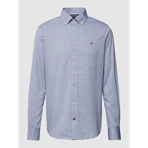 Koszula biznesowa o kroju regular fit model ‘OXFORD DOBBY’ ze sklepu Peek&Cloppenburg  w kategorii Koszule męskie - zdjęcie 168221353