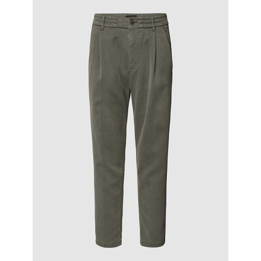 Spodnie materiałowe z elastycznym pasem model ‘CHASY’ ze sklepu Peek&Cloppenburg  w kategorii Spodnie męskie - zdjęcie 168221383