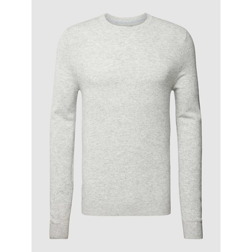 Sweter z dzianiny z efektem melanżu ze sklepu Peek&Cloppenburg  w kategorii Swetry męskie - zdjęcie 168222313