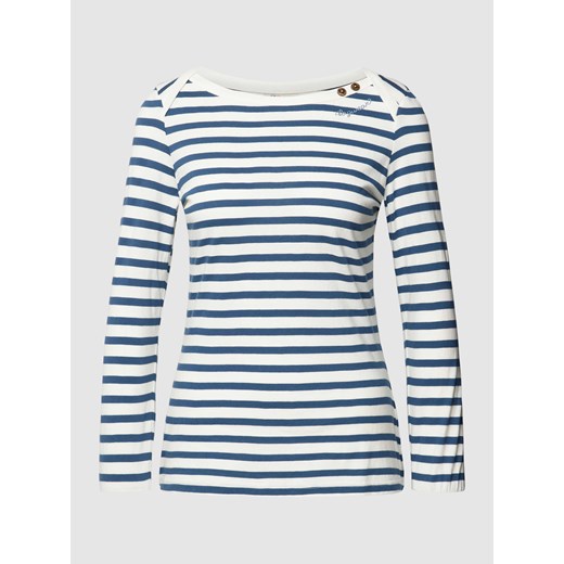 Bluzka z długim rękawem i wzorem w paski model ‘Agattka Marina’ ze sklepu Peek&Cloppenburg  w kategorii Bluzki damskie - zdjęcie 168222790