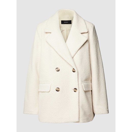 Krótki płaszcz z futerka model ‘SALLY’ ze sklepu Peek&Cloppenburg  w kategorii Płaszcze damskie - zdjęcie 168223063