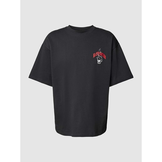 T-shirt z nadrukiem z logo ze sklepu Peek&Cloppenburg  w kategorii T-shirty męskie - zdjęcie 168223481