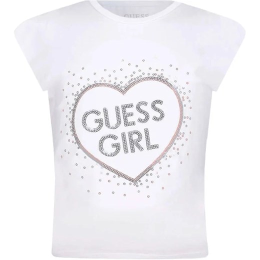 Guess T-shirt | Regular Fit ze sklepu Gomez Fashion Store w kategorii Bluzki dziewczęce - zdjęcie 168227484