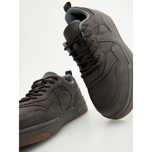 Reserved - Sznurowane sneakersy - czarny Reserved 33 Reserved
