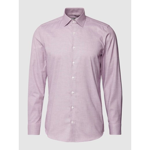 Koszula biznesowa o kroju body fit z kołnierzykiem typu kent ze sklepu Peek&Cloppenburg  w kategorii Koszule męskie - zdjęcie 168244371