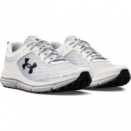 Męskie buty do biegania Under Armour UA Charged Assert 10 - białe ze sklepu Sportstylestory.com w kategorii Buty sportowe męskie - zdjęcie 168244724