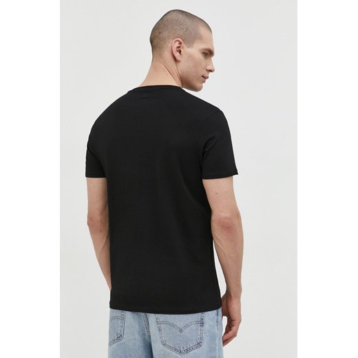 Diesel t-shirt bawełniany 3-pack męski kolor czarny gładki Diesel XL ANSWEAR.com