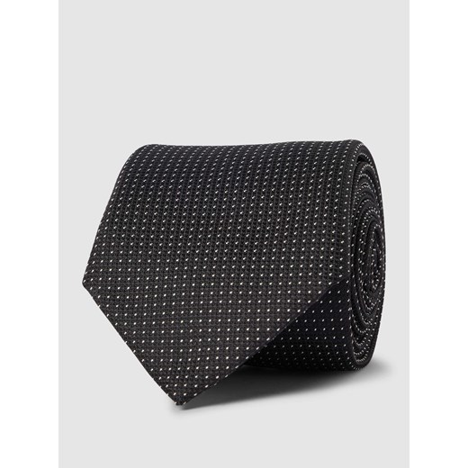 Krawat jedwabny z graficznym wzorem na całej powierzchni ze sklepu Peek&Cloppenburg  w kategorii Krawaty - zdjęcie 168247260