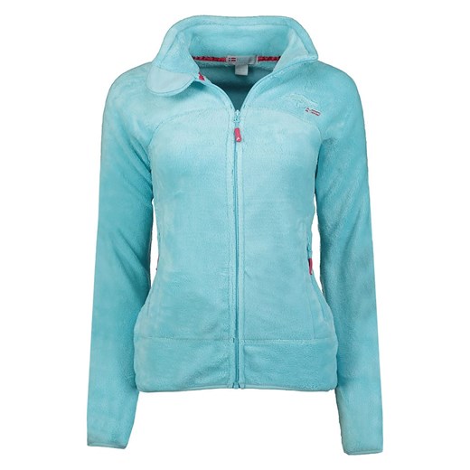 Geographical Norway Kurtka polarowa &quot;Upaline&quot; w kolorze turkusowym ze sklepu Limango Polska w kategorii Bluzy damskie - zdjęcie 168247621
