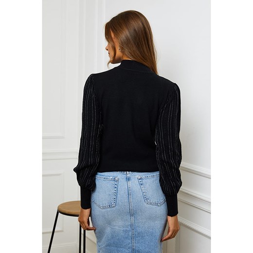 Soft Cashmere Sweter w kolorze czarnym Soft Cashmere 38/40 Limango Polska okazyjna cena