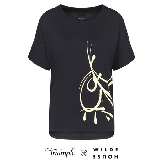 Triumph Koszulka w kolorze czarnym Triumph 36 Limango Polska wyprzedaż