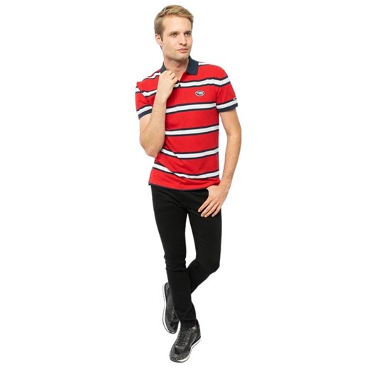 polo męskie tommy jeans dm0dm07777 0e9 czerwony ze sklepu Royal Shop w kategorii T-shirty męskie - zdjęcie 168249432