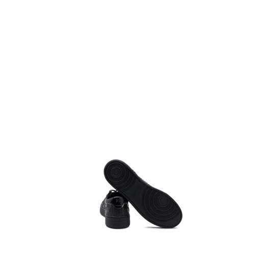 Karl Lagerfeld Skórzane sneakersy KOURT III Monogram Emboss Lo Karl Lagerfeld 45 promocyjna cena Gomez Fashion Store