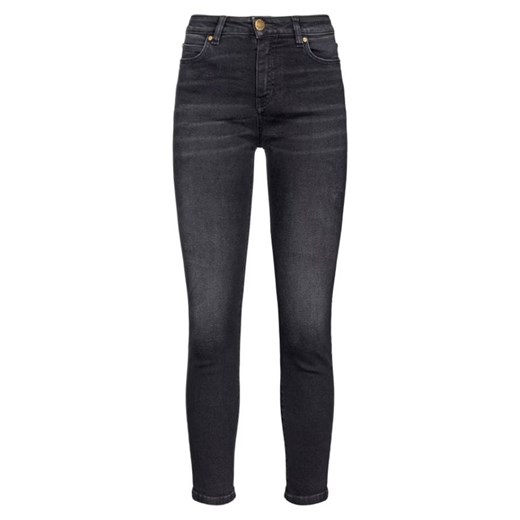 jeansy damskie pinko 100169 a1rh czarny ze sklepu Royal Shop w kategorii Jeansy damskie - zdjęcie 168257442