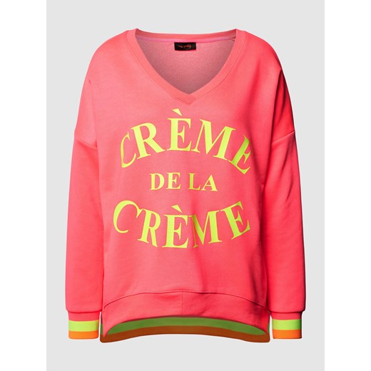 Bluza z dekoltem w serek model ‘Creme de la Creme’ Miss Goodlife M Peek&Cloppenburg 