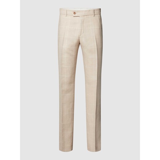 Spodnie materiałowe ze wzorem w kratę model ‘Paco’ ze sklepu Peek&Cloppenburg  w kategorii Spodnie męskie - zdjęcie 168257862