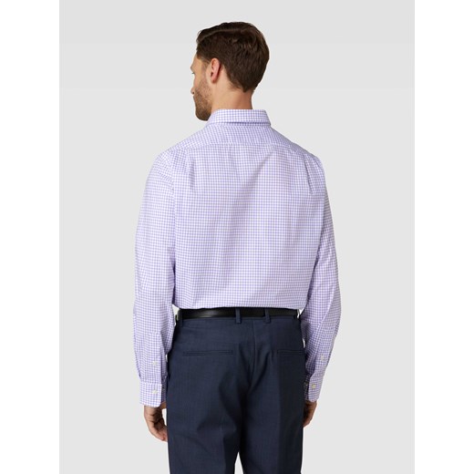 Koszula biznesowa o kroju custom fit ze wzorem w kratę Polo Ralph Lauren 38 Peek&Cloppenburg 
