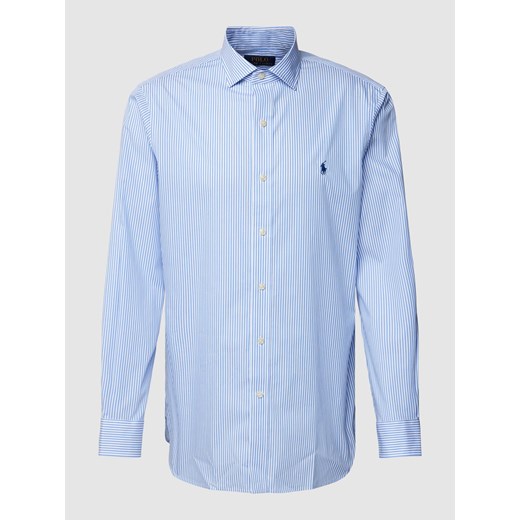 Koszula biznesowa o kroju custom fit ze wzorem w paski ze sklepu Peek&Cloppenburg  w kategorii Koszule męskie - zdjęcie 168258283
