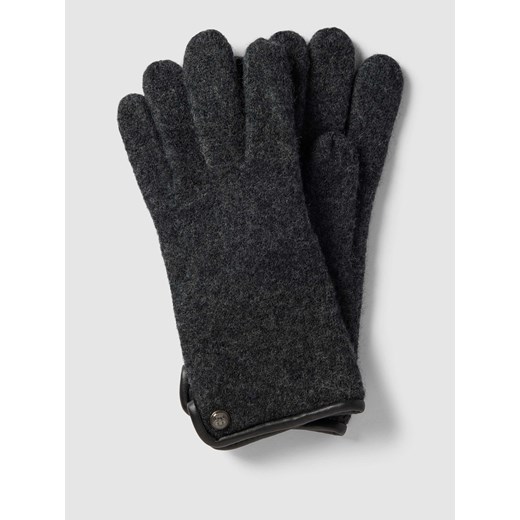 Rękawiczki z aplikacją model ‘WALKHANDSCHUH’ ze sklepu Peek&Cloppenburg  w kategorii Rękawiczki męskie - zdjęcie 168258324