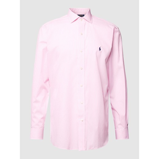 Koszula biznesowa o kroju custom fit ze wzorem w paski ze sklepu Peek&Cloppenburg  w kategorii Koszule męskie - zdjęcie 168258422
