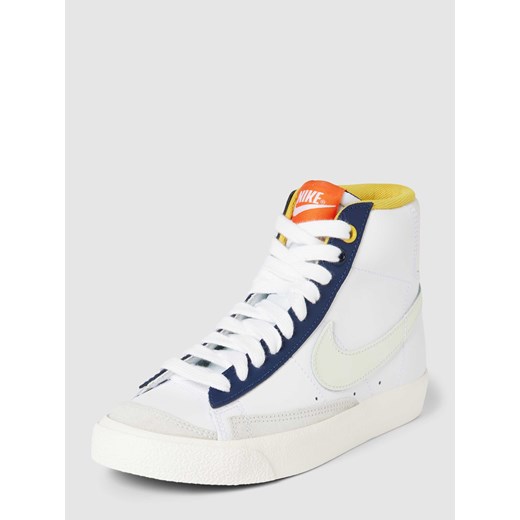 Sneakersy wysokie ze skóry z detalami z logo model ‘BLAZER’ ze sklepu Peek&Cloppenburg  w kategorii Trampki dziecięce - zdjęcie 168258650