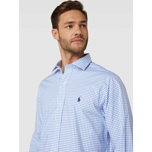 Koszula biznesowa o kroju custom fit ze wzorem w kratę Polo Ralph Lauren 39 Peek&Cloppenburg 