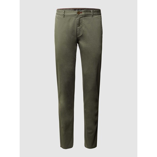 Chinosy o kroju slim fit z dodatkiem streczu ze sklepu Peek&Cloppenburg  w kategorii Spodnie męskie - zdjęcie 168258684
