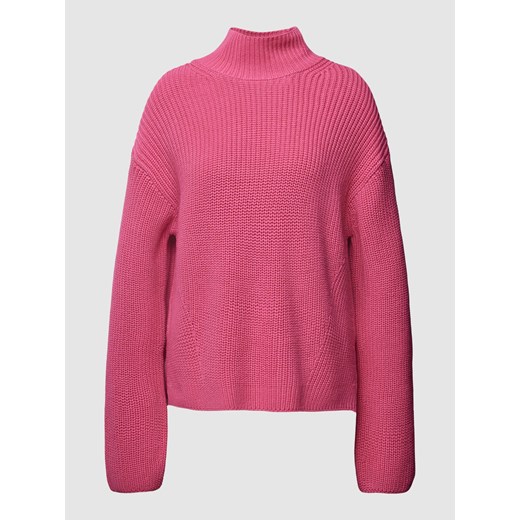 Sweter z dzianiny z obniżonymi ramionami ze sklepu Peek&Cloppenburg  w kategorii Swetry damskie - zdjęcie 168258761
